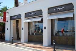 Cartier jewellery at Puerto Banus