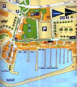 map of Puerto Banus